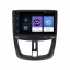 Штатная магнитола Lesko для Peugeot 207 I 2006-2009 экран 9" 1/16Gb/ Wi-Fi Optima GPS Android Пежо Бровары