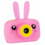 Дитяча цифрова фотокамера Smart Kids Camera фотоапарат 8х4,5х5 см Рожевий (2104618330) Ладан