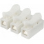 Набір з'єднувачів для дроту PW CH-3 клемні колодки на три контакти 10 шт Білий (C051302-10) Нежин