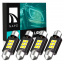 Комплект світлодіодних ламп Napo LED SJ-3030-6SMD 31mm C5W C10W 4 шт Білий (2476278728) Київ