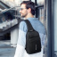 Рюкзак на одне плече Mark Ryden MiniMax MR7618 30 х 22 х 10 см Чорний Коломыя