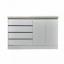 Пластикова тумба із умувальником The MIX Big 2 130x85x45 см White Киев
