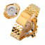 Наручний годинник чоловічий Jaragar Exclusive Gold (408) Стрый