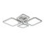 Стельова LED люстра Sunlight 5631/2+2 хром Косов