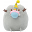М'яка іграшка кіт зі святковим кексом у ковпачку VOLRO Pusheen cat Сірий (vol-647) Харьков