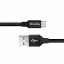 Кабель ColorWay USB/micro USB M/M 2.4А 0.25м Black CW-CBUM048-BK Ізюм