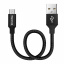 Кабель ColorWay USB/micro USB M/M 2.4А 0.25м Black CW-CBUM048-BK Ізюм