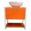 Пластикова тумба підвісна loft Sunset 60x60x45 см Orange Умань
