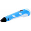 3D ручка c LCD дисплеем 3DPen Hot Draw 3 Blue+Досточка+Ножницы+Комплект эко пластика для рисования 49 метров Борисполь