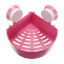 Полка на присосках угловая Aquavita Triangle Shelves Pink (do311 -hbr) Енергодар