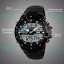 Чоловічий годинник Skmei 1016 Shark Black Ромны