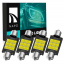 Комплект світлодіодних ламп Napo LED SJ-3030-9SMD 31mm C5W C10W 4 шт Білий (2476326660) Белгород-Днестровский