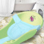 Матрасик-коврик для ванной Bestbaby 331 с креплениями Голубой Южноукраинск