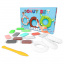Набор для креативного творчества Donut Set HEROES TM Moon Light Clay 70089 легкий прыгающий пластилин Якимівка