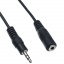 Кабель Piko 3.5мм/3.5мм M/F 3 м Black 1283126473920 Охтирка