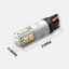 Комплект світлодіодних ламп Napo T10-2835-10smd W5W T10 2 шт Білий (2508454561) Білгород-Дністровський