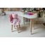 Столик дитячий та стільчик No Brand Хмара Ведмедик 46х70х40 см (2015349011) Новая Прага