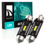 Комплект світлодіодних ламп Napo LED SJ-7020-1SMD-CANBUS 41mm C5W C10W 2 шт Білий (2530567473) Хуст