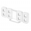 Часы настольные электронные RIAS LY-1089 LED с будильником и термометром White Ligh White (3_02671) Королево
