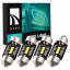 Комплект світлодіодних ламп Napo LED SJ-7020-1SMD-CANBUS 31mm C5W C10W 4 шт Білий (2530549129) Киев