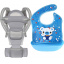Хипсит эрго-рюкзак кенгуру переноска слюнявчик-трансформер Baby Carrier 20 кг 6 в 1 Серый (vol-9892) Лубны