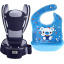 Хипсит эрго-рюкзак кенгуру переноска слюнявчик-трансформер Baby Carrier 20 кг 6 в 1 Темно-синий (n-9866) Харьков