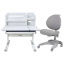 Комплект парта-трансформер Cubby Nerine Grey + кресло FunDesk Cielo Grey (221920-800819) Королёво