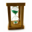 Пісочний годинник в бамбуку No Brand Time is Money 3 хв Зелений пісок (DN29766D) Полтава
