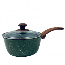 Ковш алюминиевый со стеклянной крышкой 1,6 л 18 см Ringel Pesto RG-4137-18
