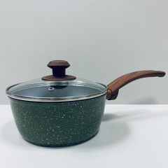 Ківш алюмінієвий із скляною кришкою 1,6 л 18 см Ringel Pesto RG-4137-18 Луцьк