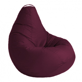 Крісло-мішок без внутрішнього чохла Altan 120х90 см Бордовий (177)