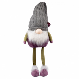 Новорічна м'яка іграшка Novogod'ko Гном із дзвіночком на ковпаку 65см (974628)