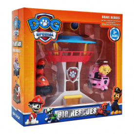 Ігровий набір фігурок Щенячий патруль Bambi XS802-4 з базою та транспортом