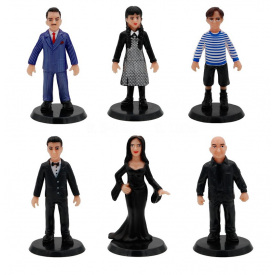 Набор фигурок Banpresto The Addams Family Wednesday Addams 9-10 см 6 шт Разноцветный