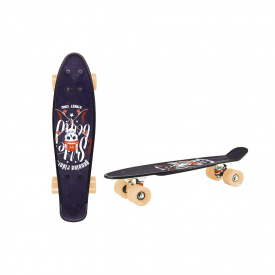 Скейт "Пенні борд" Bambi SC20402 PU колеса 56 см Бежевий