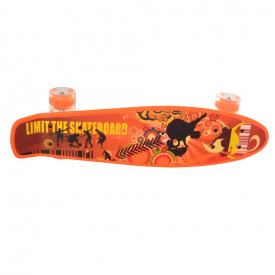 Скейт пенніборд Profi 56x14 см Помаранчевий (MS-0749-93)