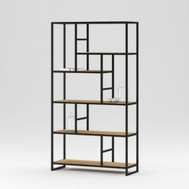 Стелаж GoodsMetall у стилі Лофт 1800х1000х350 "Брікс-2"