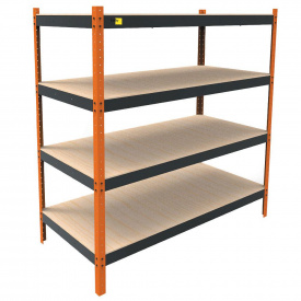 Металевий стелаж Emby Heavy Series 2000х1800x900 мм 4 полиці ДСП до 300 кг