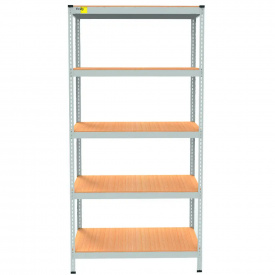 Металевий стелаж Emby Light Series 2400х900x300 мм 5 полиць ДСП до 100 кг