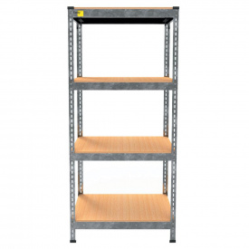 Металевий стелаж Emby Light Series 1500х900x450 мм 4 полиці ДСП до 100 кг Оцинкований