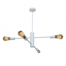 Люстра підвісна MSK Electric Asket на чотири плафони Е27 NL 6120-4 WH Білий (619773)