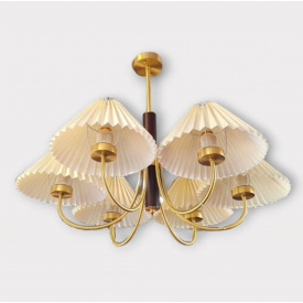 Світлодіодна люстра No Brand Дзвін 6006 Золотистий на 8 плафонів