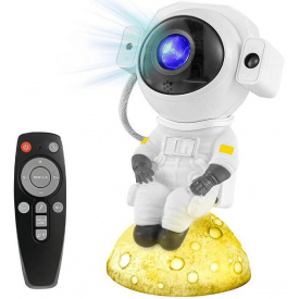 Лазерний проектор нічник зоряного неба Inspire Космонавт WD23 7.5W 40led Bluetooth