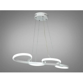 Світлодіодна люстра No Brand Світлова Симфонія PJ805W 75х33 см Білий