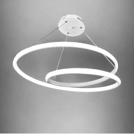 Світлодіодна люстра No Brand Сяйво PJ803 Білий 46 см