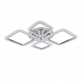 Стельова LED люстра Sunlight 5331/2+2 R хром