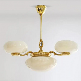 Світлодіодна люстра No Brand Півонія 5020 Золотистий