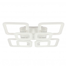 Стельова LED люстра Sunlight 5331/4+4 R білий