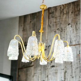 Світлодіодна люстра No Brand Orbita 5030 Золотистий