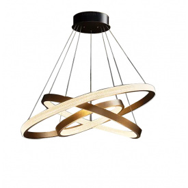 Світлодіодна люстра No Brand Навколо землі PJ817 Золотистий 2282552745